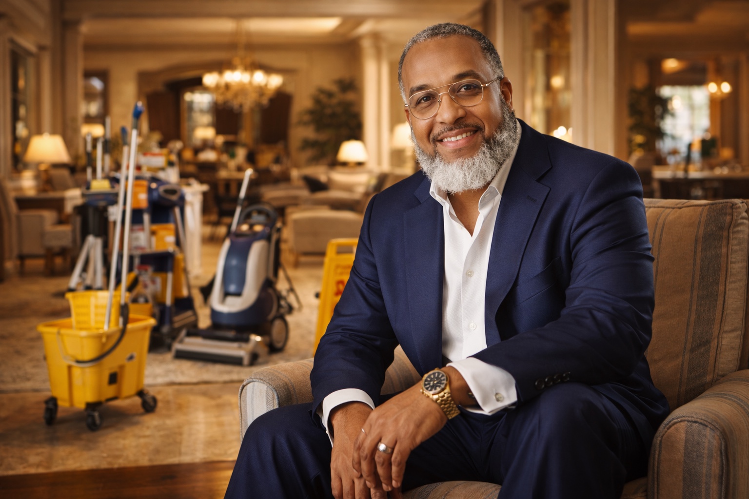Ricardo Christian, co-founder of RNC Cleaning Services
